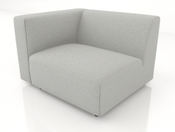 Sofa module 1 seater (L) 83x90 with an armrest on the left