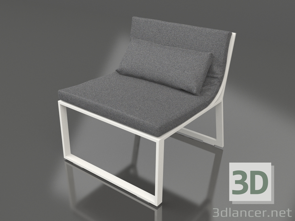 3D Modell Loungesessel (Achatgrau) - Vorschau