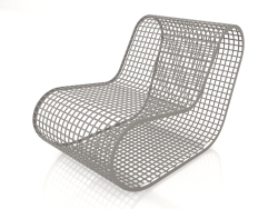 Club chair without rope (Quartz gray)
