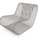 3d модель Клубное кресло без каната (Quartz grey) – превью
