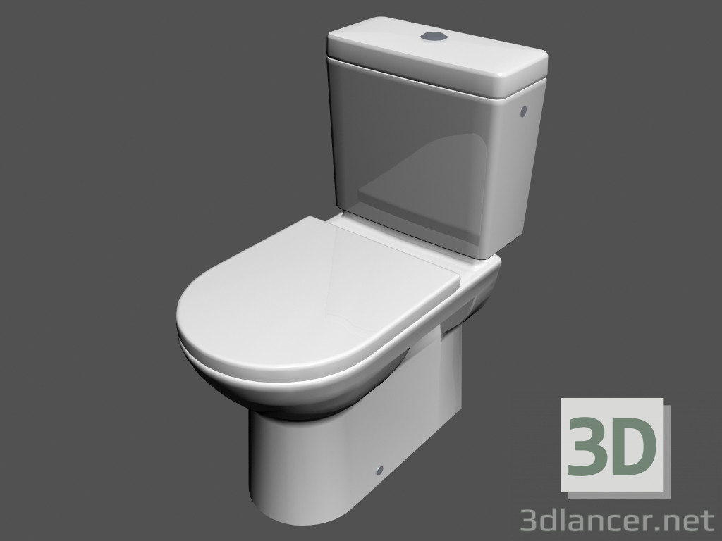 modello 3D Tozzo toilette l pro 380h670h787 WC3 - anteprima
