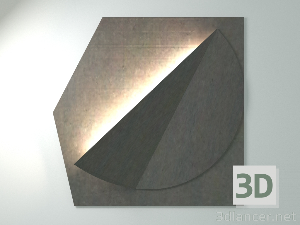 3D Modell Wandleuchte Amadeus Light (AS1) - Vorschau