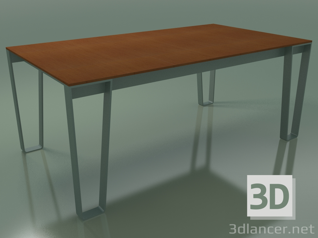 modello 3D Tavolo da pranzo per esterno InOut (938, ALLU-SA, Doghe in teak) - anteprima