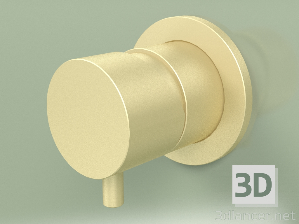 3d model Wall-mounted single-lever mixer (13 43, OC) - preview