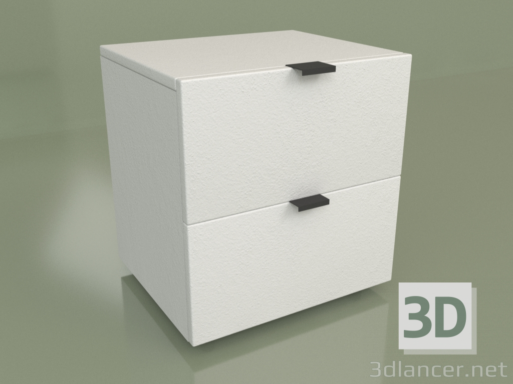 modèle 3D Table de chevet avec tiroirs (10241) - preview