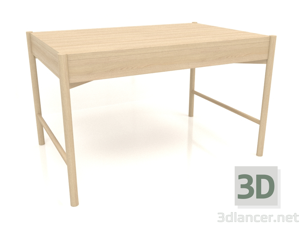 3D Modell Esstisch DT 09 (1240x840x754, Holz weiß) - Vorschau