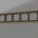 3D Modell Rahmen für 5 Pfosten Palacio (bronze-schwarz) - Vorschau