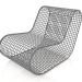 3d model Club chair without rope (Anthracite) - preview