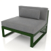 3D Modell Modulares Sofa, Abschnitt 3 (Flaschengrün) - Vorschau
