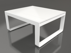 Club table 80 (White polyethylene, White)