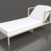 3d model Deckchair with raised headrest (Sand) - preview