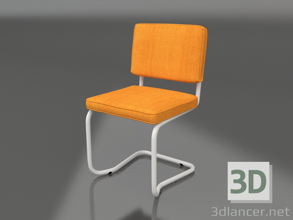 modello 3D Sedia Ridge Rib Kink (gialla) - anteprima