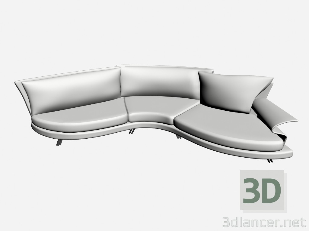 modello 3D Speciale Диван super roy 4 - anteprima