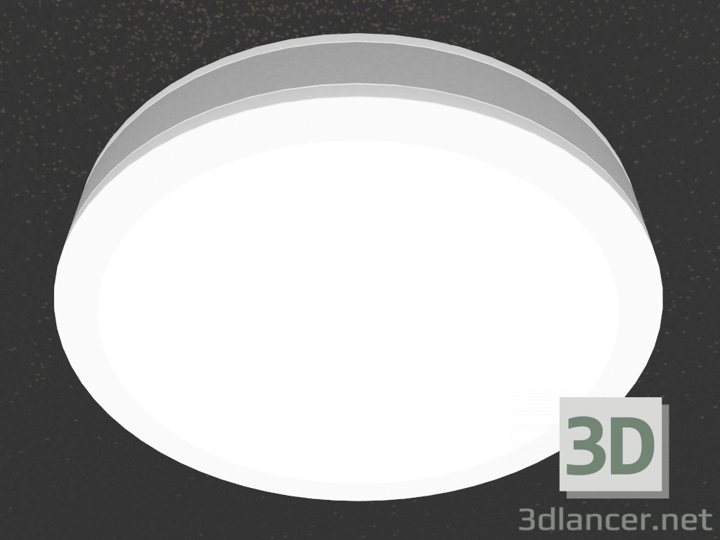 3d model luminaria empotrada LED (DL18836_10W Blanco R Dim) - vista previa