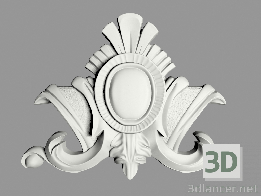 3D Modell Wanddekor (F86) - Vorschau