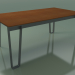 Modelo 3d Mesa de jantar ao ar livre InOut (938, Alumínio lacado cinza, ripas de teca) - preview