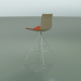 3d model Bar chair 0497 (with front trim, bleached oak) - preview