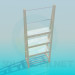 3d model Shelves with different racks - preview