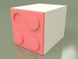 Armoire-cube pour enfants (Corail)
