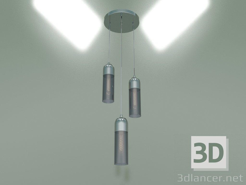 3d модель Подвесной светильник Airon 50180-3 (дымчатый) – превью