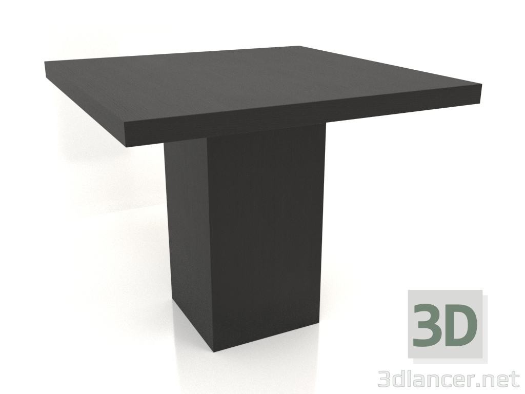 3d model Dining table DT 10 (900x900x750, wood black) - preview