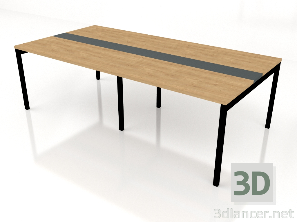 modèle 3D Table de conférence Ogi Y Extended SY42+SY52 (2400x1210) - preview