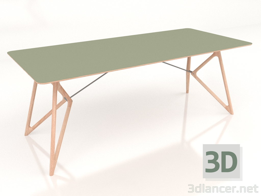 modello 3D Tavolo da pranzo Tink 200 (oliva) - anteprima