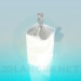 modèle 3D Bol de sucre cristal - preview