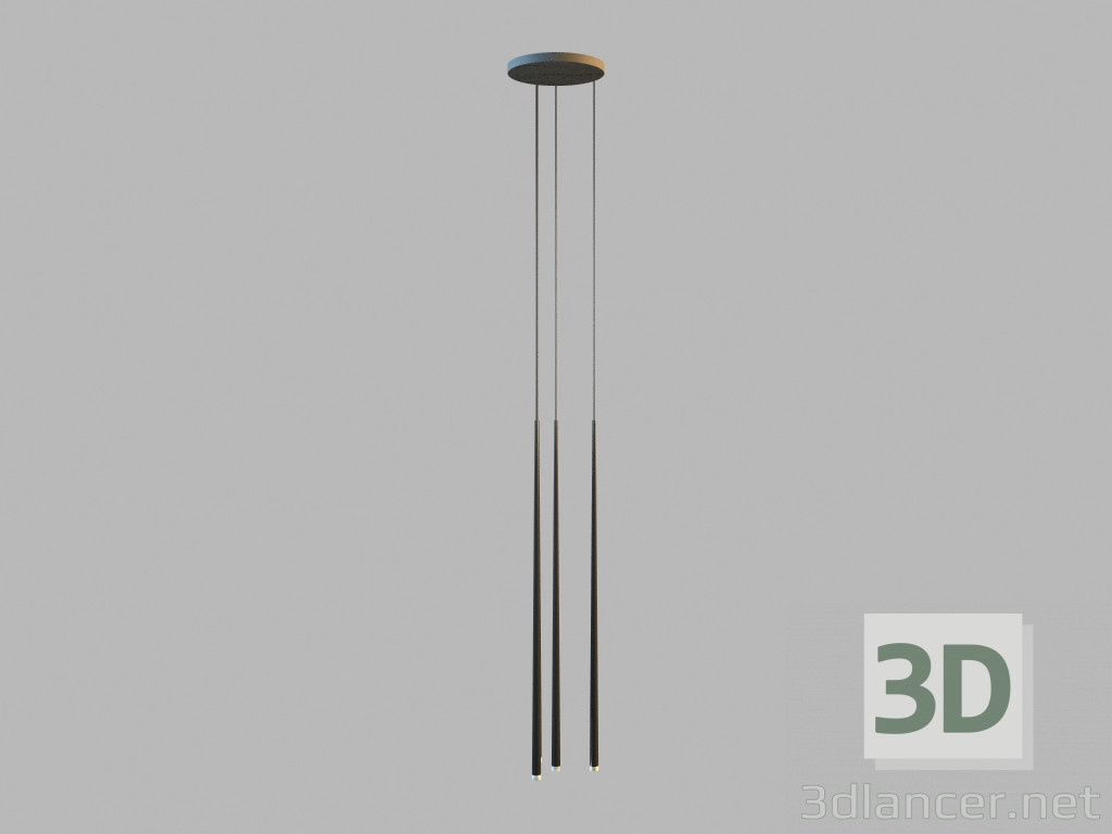 3d модель 0917 висячі лампи – превью