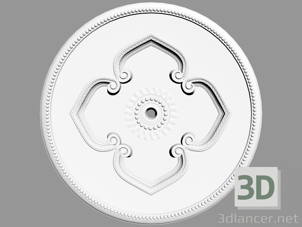 3d model Ceiling outlet (P74) - preview