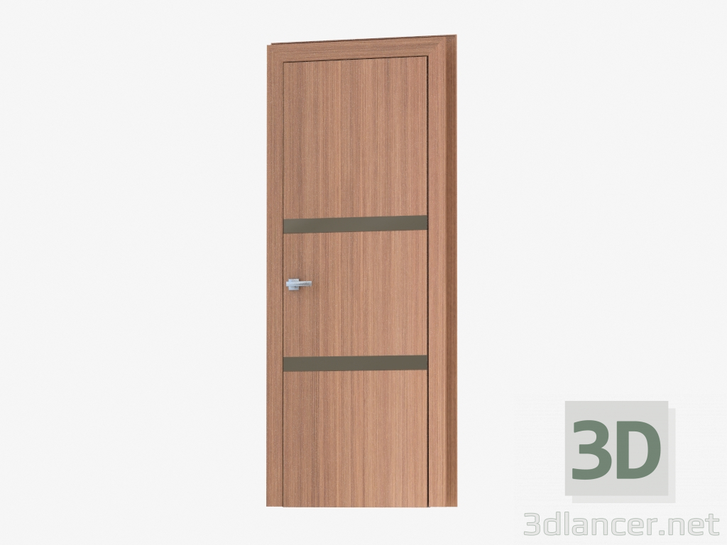 Modelo 3d Porta Interroom (46.30 de prata bronza) - preview