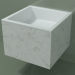modèle 3D Lavabo suspendu (02R122301, Carrara M01, L 48, P 48, H 36 cm) - preview