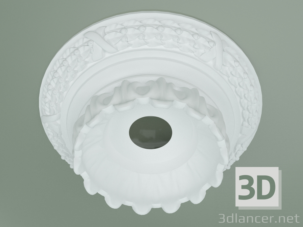 3d model Rosette with ornament RW024 - preview