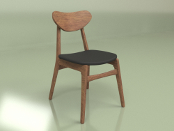 Chair Dutch CH (walnut, matt black)