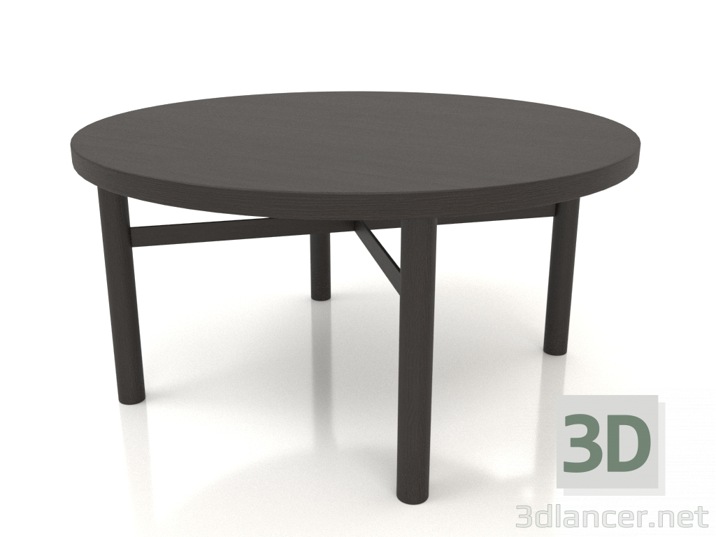 3d model Coffee table (straight end) JT 031 (D=800x400, wood brown dark) - preview