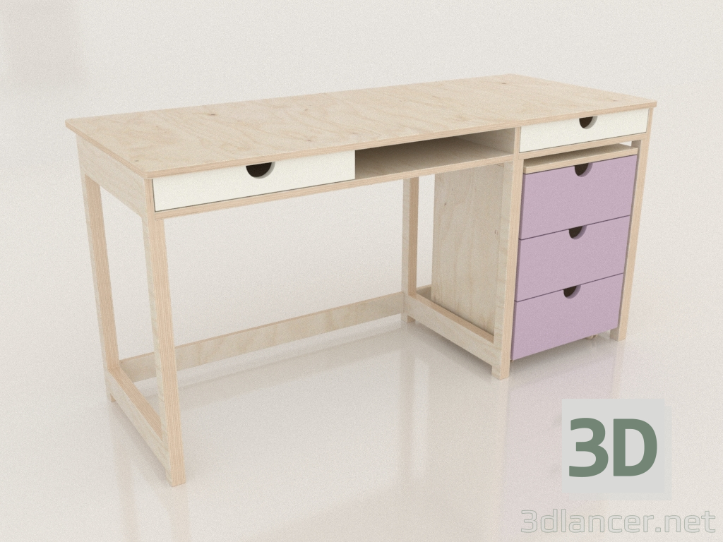 3D Modell MODE T1 Schreibtisch (TRDTA0) - Vorschau
