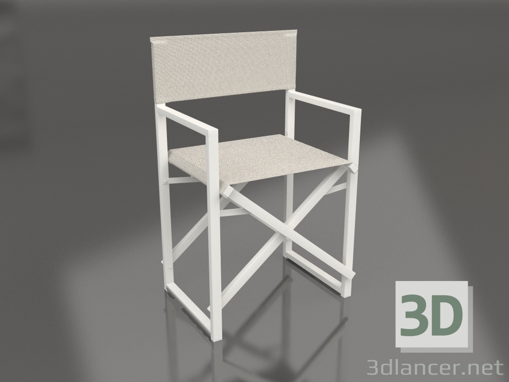 3D Modell Klappstuhl (Achatgrau) - Vorschau