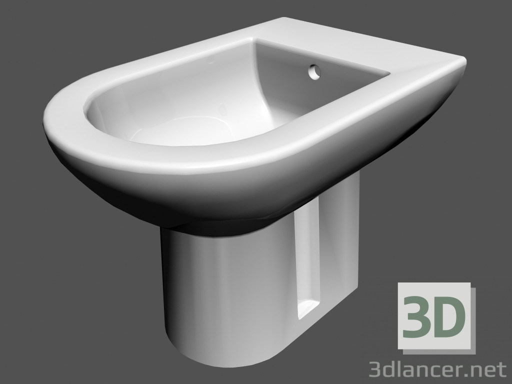 3D Modell Bidet Boden l Objekt b1 830.761 - Vorschau