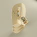 modello 3D Angolo armadio nel corridoio - anteprima