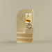 3d model Corner cabinet in the hallway - preview