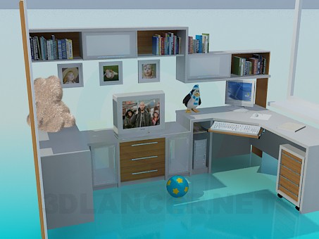 3d model Nursery furniture - preview 3d model Nursery furniture - preview