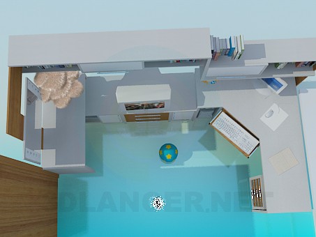 3d model Nursery furniture - preview 3d model Nursery furniture - preview