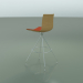 modèle 3D Chaise de bar 0497 (avec garniture avant, chêne naturel) - preview