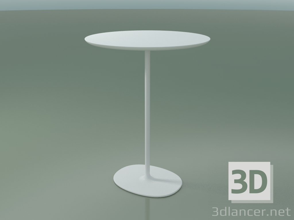 modèle 3D Table ronde 0682 (H 105 - P 80 cm, M02, V12) - preview