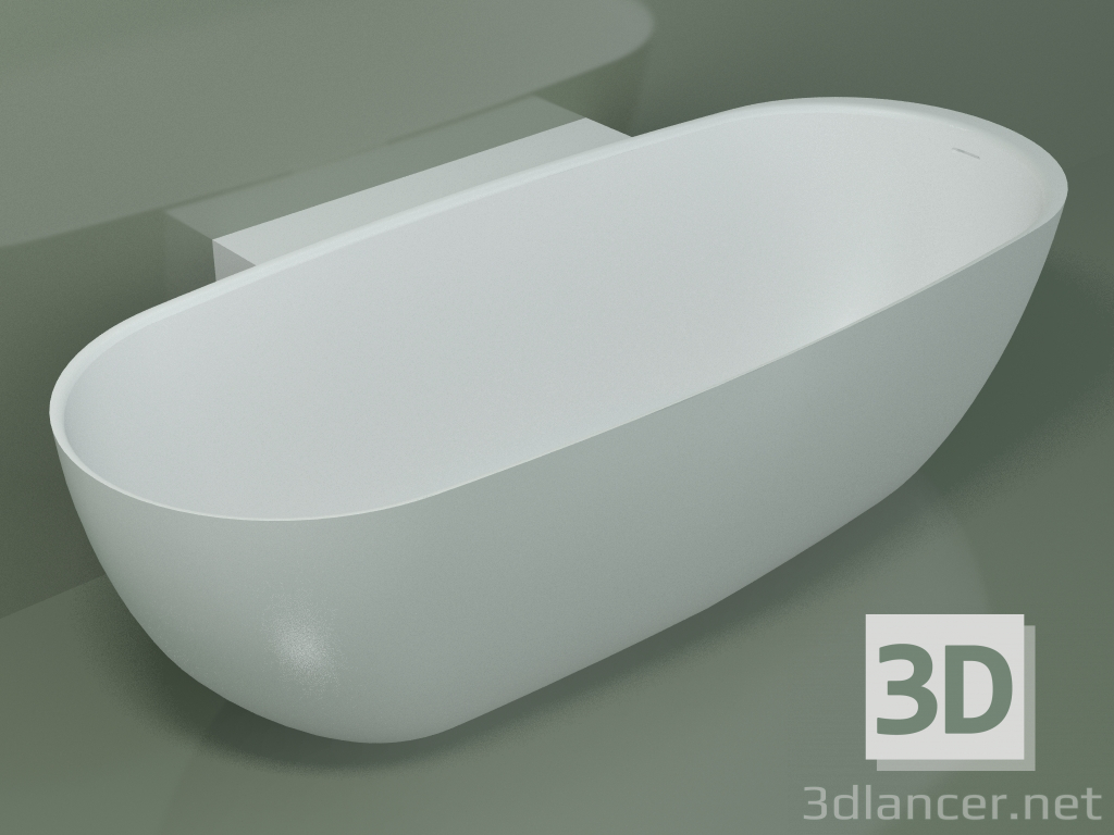 modello 3D Vasca da bagno a muro (24HL1021, sx, 170x82 cm) - anteprima