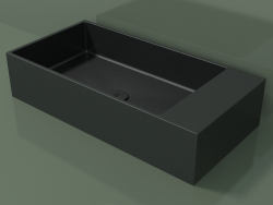 Countertop washbasin (01UN41102, Deep Nocturne C38, L 72, P 36, H 16 cm)