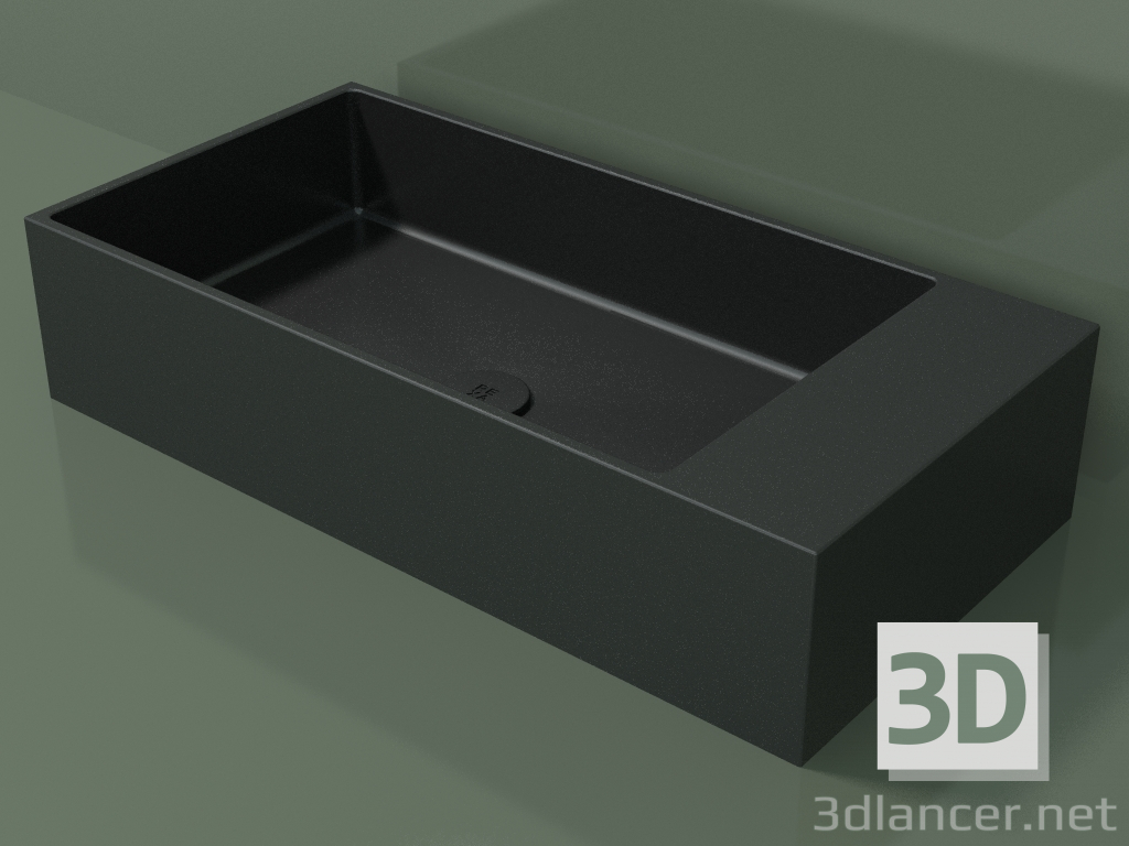 modello 3D Lavabo da appoggio (01UN41102, Deep Nocturne C38, L 72, P 36, H 16 cm) - anteprima
