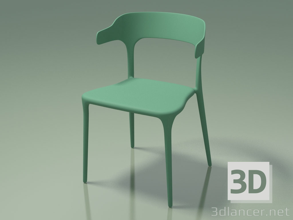 modello 3D Sedia Lucky (111892, verde menta) - anteprima