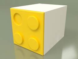 Children's wardrobe-cube (Yellow)