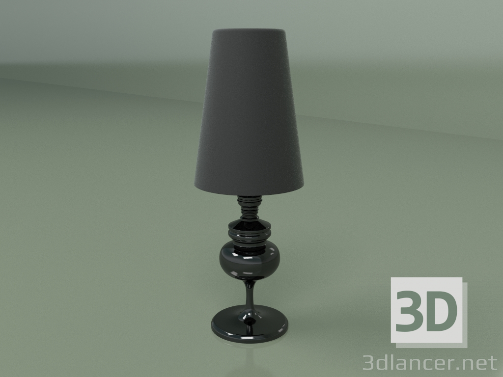 3d model Table lamp Josephine (black, height 58 cm) - preview